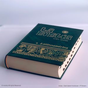 La Biblia Latinoamerica– Catholic Bible Spanish, Index Tabs – 9″ Hardcover, Various Colors
