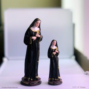 Saint Rita of Cascia Resin Statue - Catholic Figurine | Santa Rita de Cascia, Figura Catolica - Estatua de Resina
