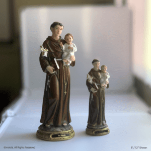 Saint Anthony of Padua Resin Statue - Catholic Figurine