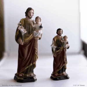 Saint Joseph Resin Statue - Catholic Figurine Sizes 8", 11.5" -16" | San Jose, Figura Catolica - Estatua de Resina