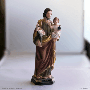 Saint Joseph Resin Statue - Catholic Figurine Sizes 8", 11.5" -16" | San Jose, Figura Catolica - Estatua de Resina - 11.5"