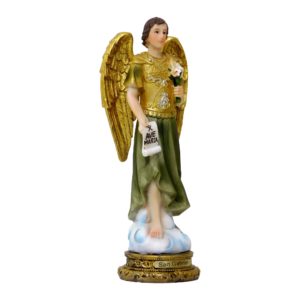 ValuueMax™ Saint Gabriel Archangel Statue, Finely Detailed Resin, 8 Inch Tall Figurine