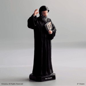 Saint Charbel Resin Statue - 8" Catholic Figurine | San Charbel, Figura Catolica - Estatua de Resina