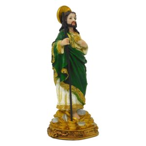 ValuueMax™ Saint Jude Thaddeus Statue, Finely Detailed Resin, 8 Inch Tall Figurine