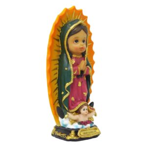 ValuueMax™ Our Lady of Guadalupe Statue, Finely Detailed Resin, 9 Inch Tall Figurine