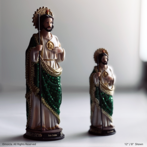 St. Jude Thaddeus Resin Statue - Catholic Figurine Sizes 8" - 12"