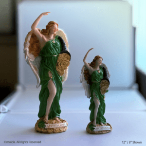 Archangel Sachiel Resin Statue, Angel of Abundance - Catholic Figurine, Sizes 8"-12" Available