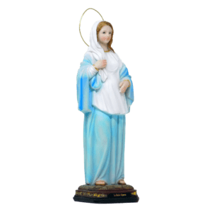 Virgin Mary Resin Statue - 12 in. Catholic Figurine