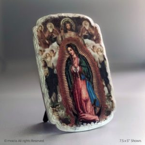 Our Lady of Guadalupe Image - 7.5" Catholic Resin Frame