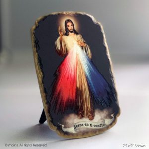 Divine Mercy Image - 7.5" Catholic Resin Frame