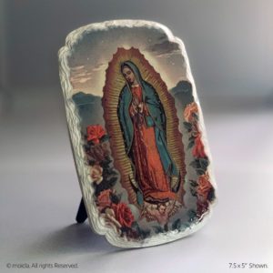 Our Lady of Guadalupe Image - 7.5" Catholic Resin Frame