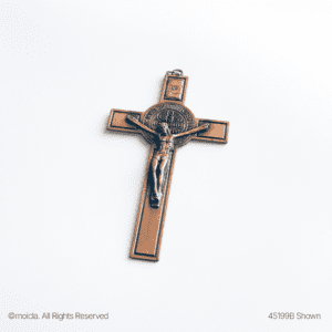Saint Benedict Bronce Crucifix - 5 in. Catholic Cross