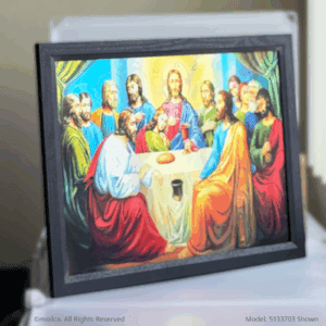 The Last Supper Catholic 3D Framed Image 17″ x 13″